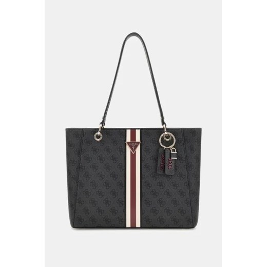 Shopper bag Guess na ramię ze skóry ekologicznej