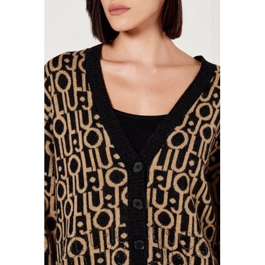 Liu Jo Wełniany kardigan | Loose fit Liu Jo M Gomez Fashion Store