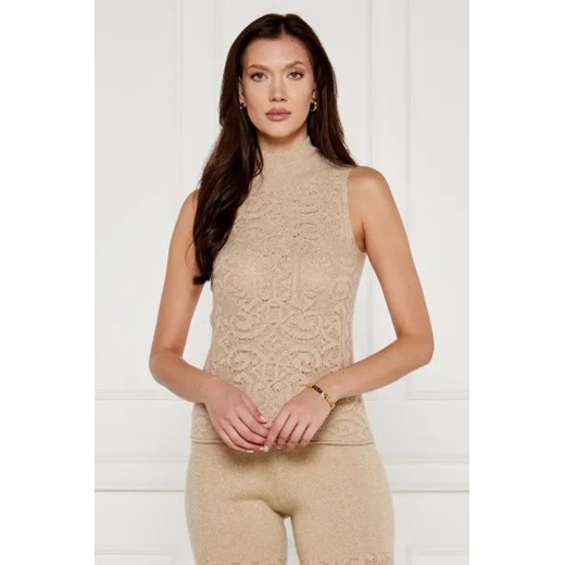 AKEP Top | Regular Fit | z dodatkiem wełny i kaszmiru ze sklepu Gomez Fashion Store w kategorii Bluzki damskie - zdjęcie 175391483