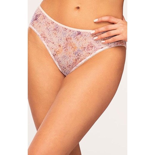 Klasyczne figi damskie Lori, Kolor brzoskwiniowy-wzór, Rozmiar S, Unikat Unikat 2XL Intymna promocyjna cena
