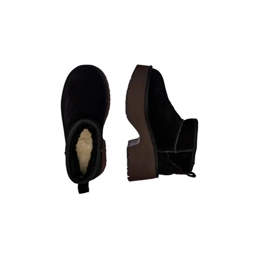 UGG Skórzane śniegowce CLASSIC ULTRA MINI | z dodatkiem wełny 37 Gomez Fashion Store
