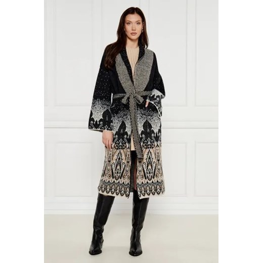 AKEP Kardigan | Oversize fit | z dodatkiem wełny ze sklepu Gomez Fashion Store w kategorii Swetry damskie - zdjęcie 175396772