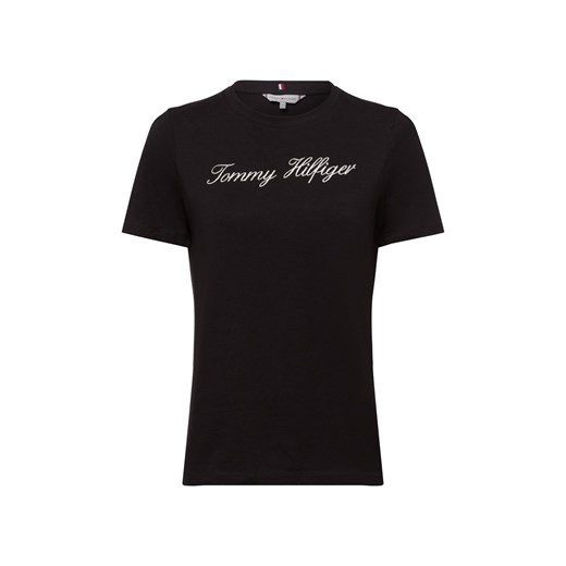 Tommy Hilfiger Koszulka damska Kobiety Bawełna czarny wzorzysty ze sklepu vangraaf w kategorii Bluzki damskie - zdjęcie 175397301