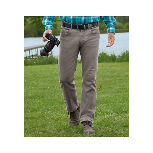Szare jeansy regular ze stretchem ze sklepu Atlas For Men w kategorii Jeansy męskie - zdjęcie 175397384