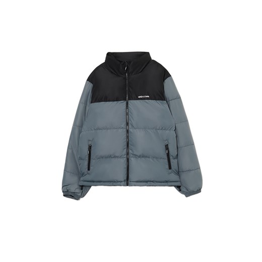 Cropp - Dwukolorowa kurtka puffer - surowy granatowy ze sklepu Cropp w kategorii Kurtki męskie - zdjęcie 175397451