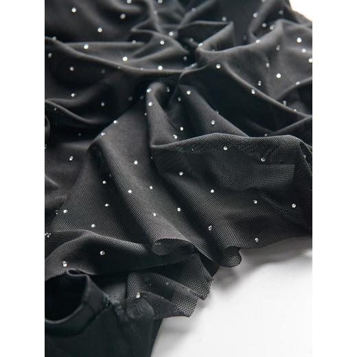 Reserved - Sukienka mini z aplikacjami - czarny Reserved XL Reserved