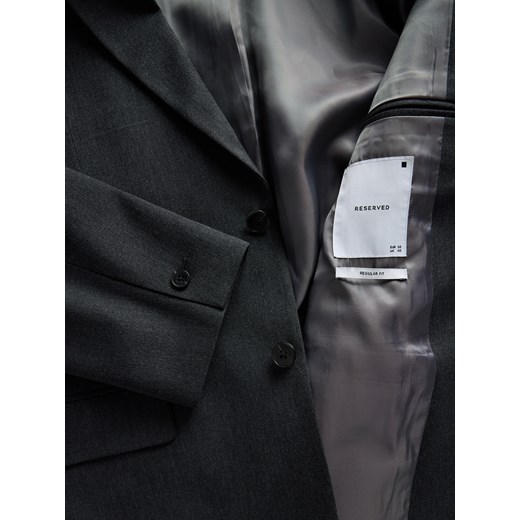 Reserved - Marynarka comfort fit - ciemnoszary Reserved 50 Reserved