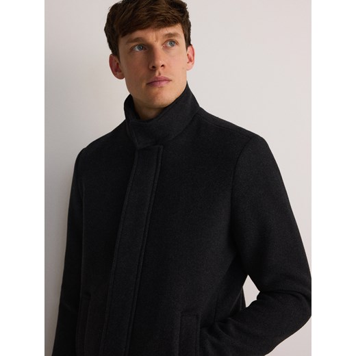 Reserved - Kurtka z wełną - czarny Reserved L Reserved