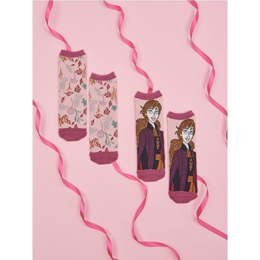 Sinsay - Skarpetki 2 pack Kraina Lodu - wielobarwny ze sklepu Sinsay w kategorii Skarpetki dziecięce - zdjęcie 175399114