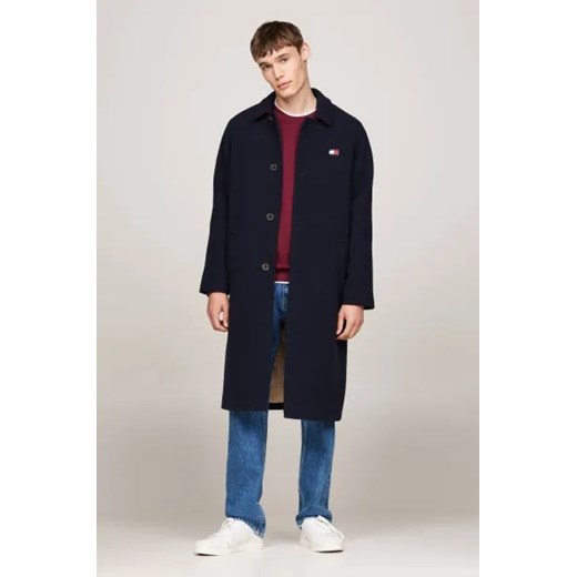 Tommy Jeans Płaszcz | z dodatkiem wełny ze sklepu Gomez Fashion Store w kategorii Płaszcze męskie - zdjęcie 175400502