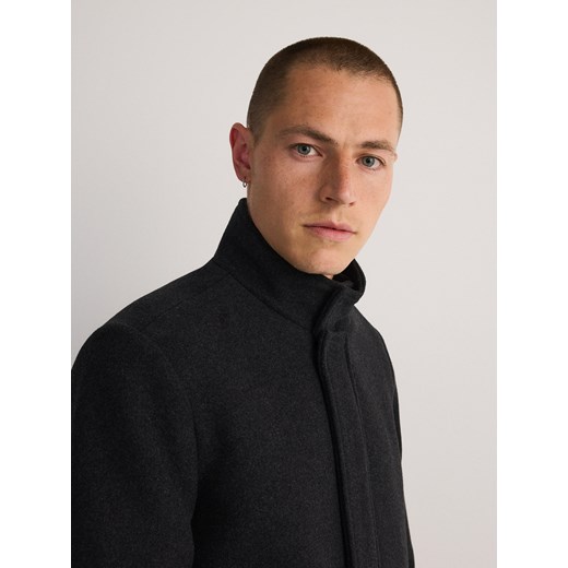 Reserved - Kurtka z wełną - czarny Reserved XL Reserved