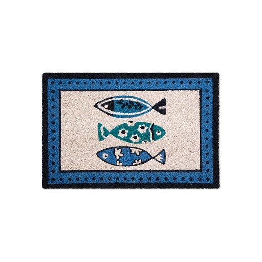 Trendy Kitchen by EXCÉLSA Wycieraczka &quot;Mandala&quot; w kolorze niebieskim - 60 x 40 cm ze sklepu Limango Polska w kategorii Dom - zdjęcie 175403344