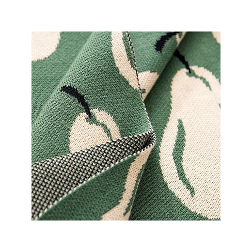 Benetton Koc w kolorze kremowo-zielonym- 190 x 140 cm onesize wyprzedaż Limango Polska