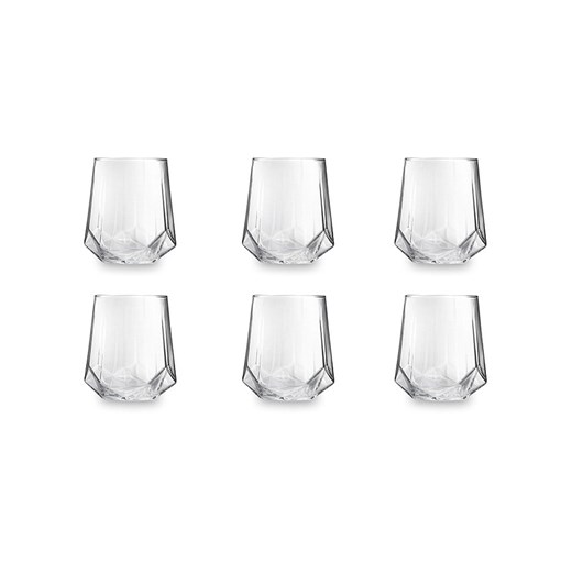 Trendy Kitchen by EXCÉLSA Szklanki (6 szt.) "Diamente" - 400 ml Trendy Kitchen By Excélsa onesize Limango Polska wyprzedaż