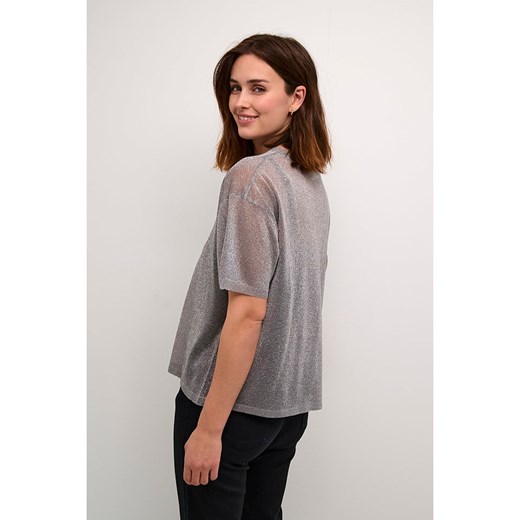 Kaffe Sweter w kolorze srebrnym Kaffe XL okazyjna cena Limango Polska