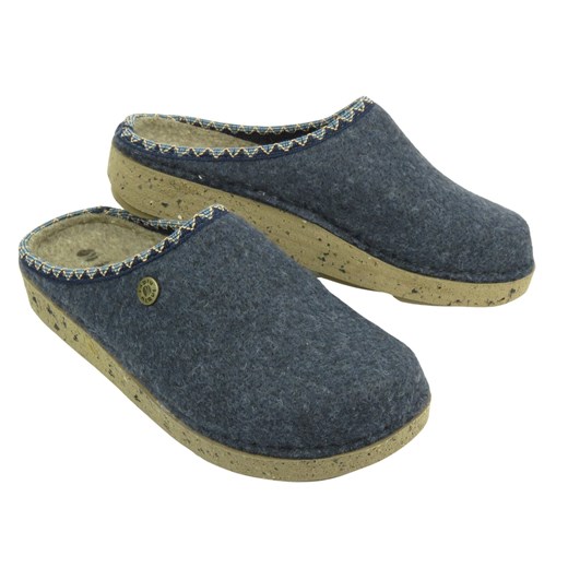 Kapcie damskie - INBLU ED-18, szaro-niebieskie Inblu 36 ulubioneobuwie