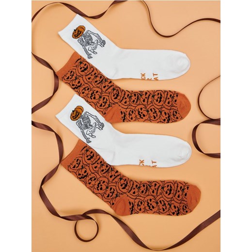 Sinsay - Skarpetki z motywem halloween - wielobarwny Sinsay 39/42 Sinsay