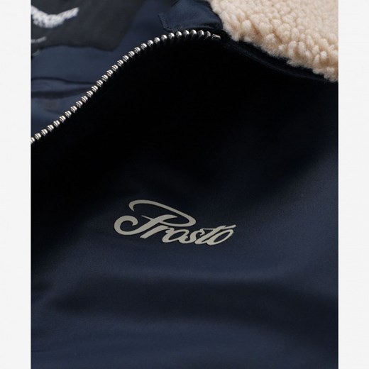 Męska kurtka przejściowa bomberka Prosto Bomber Jacket - granatowa S Sportstylestory.com
