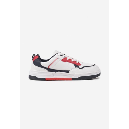 Białe Płaskie Buty Sportowe Sneakersy ze Sznurowaniem i Perforacją Innasea ze sklepu born2be.pl w kategorii Buty sportowe dziecięce - zdjęcie 175413634