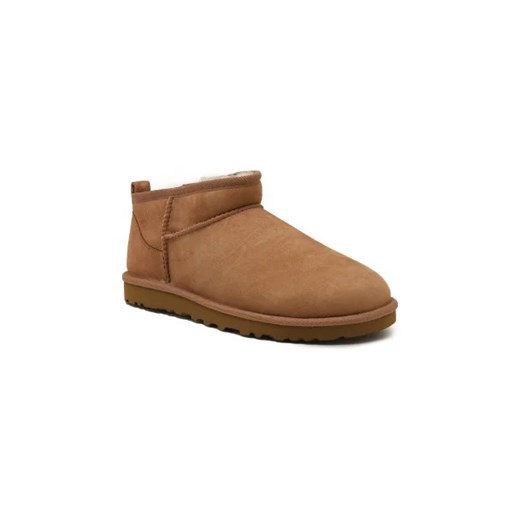 UGG Skórzane śniegowce M CLASSIC ULTRA MINI ze sklepu Gomez Fashion Store w kategorii Buty zimowe męskie - zdjęcie 175416112