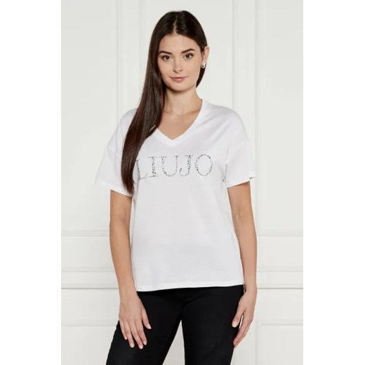 Liu Jo T-shirt | Regular Fit ze sklepu Gomez Fashion Store w kategorii Bluzki damskie - zdjęcie 175416510