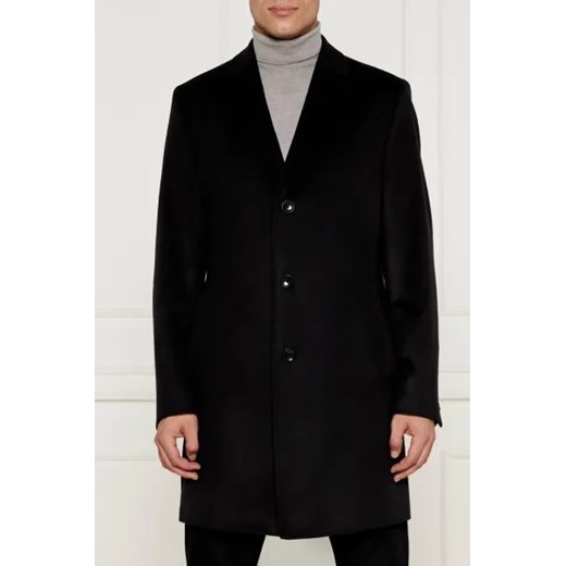 BOSS BLACK Wełniany płaszcz H-Jared | z dodatkiem kaszmiru 56 Gomez Fashion Store