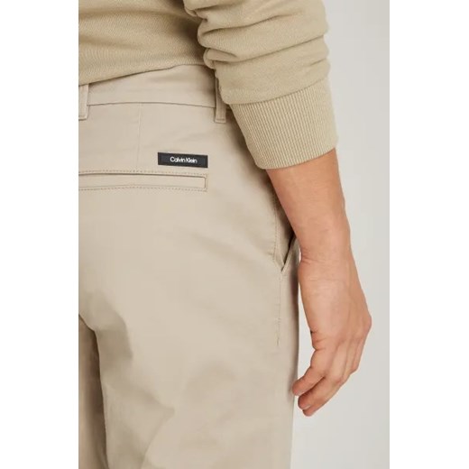 Spodnie męskie Calvin Klein bawełniane casual