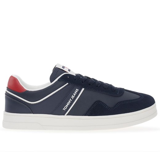 Buty Tommy Hilfiger The Greenwhich Retro EM0EM01462-0G1 - granatowe ze sklepu streetstyle24.pl w kategorii Buty sportowe męskie - zdjęcie 175419003