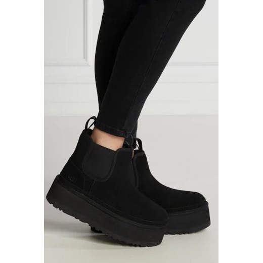 UGG Skórzane śniegowce W NEUMEL PLATFORM CHELSEA 41 Gomez Fashion Store