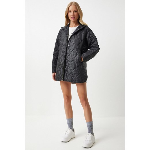 Happiness Istanbul Kurtka przejściowa w kolorze czarnym ze sklepu Limango Polska w kategorii Kurtki damskie - zdjęcie 175424284
