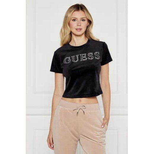 GUESS ACTIVE T-shirt COUTURE | Cropped Fit ze sklepu Gomez Fashion Store w kategorii Bluzki damskie - zdjęcie 175427343