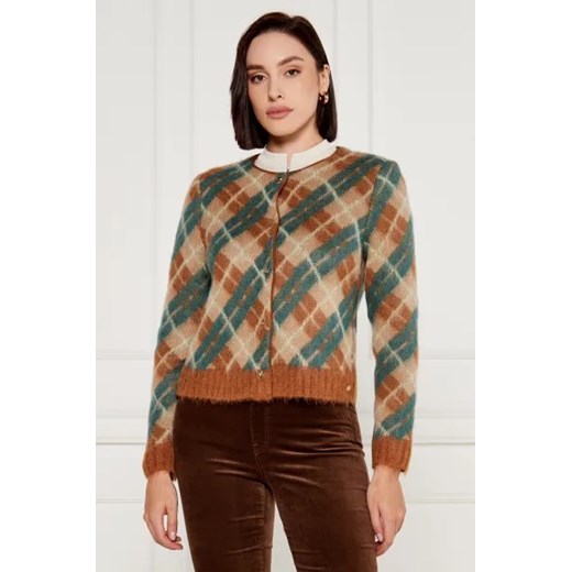 Marc Cain Wełniany kardigan | Regular Fit ze sklepu Gomez Fashion Store w kategorii Swetry damskie - zdjęcie 175427413