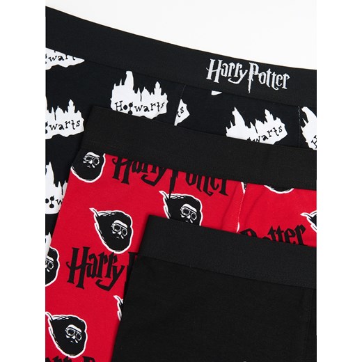 Cropp - 3 pack bokserek Harry Potter - czarny Cropp S Cropp