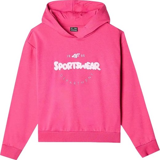 Bluza dziewczęca TSWSF1213 4F ze sklepu SPORT-SHOP.pl w kategorii Bluzy dziewczęce - zdjęcie 175428584