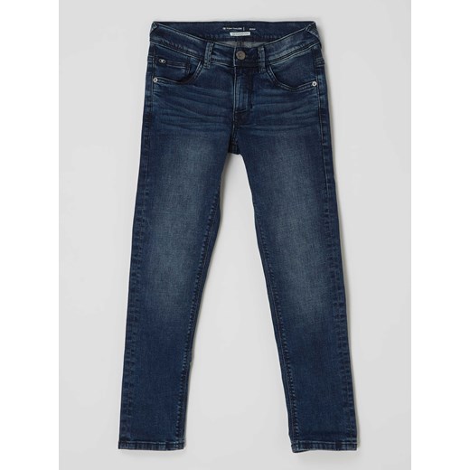 Jeansy o kroju skinny fit z dodatkiem streczu model ‘Ryan’ ze sklepu Peek&Cloppenburg  w kategorii Spodnie chłopięce - zdjęcie 175431664