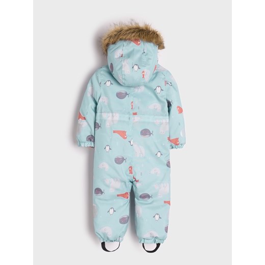 Sinsay - Kombinezon zimowy - zielony Sinsay 80/86 Sinsay