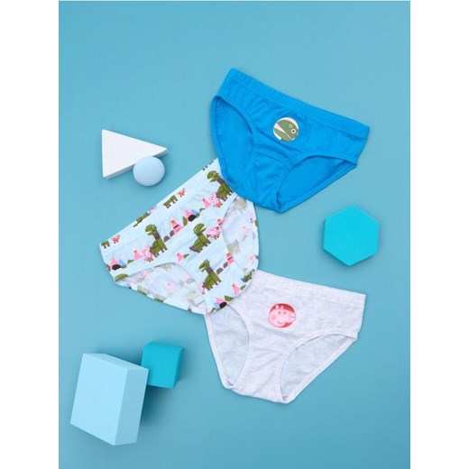 Sinsay - Majtki 3 pack Świnka Peppa - wielobarwny ze sklepu Sinsay w kategorii Majtki dziecięce - zdjęcie 175435373