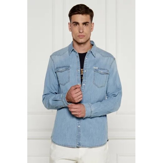 GUESS Jeansowa koszula | Slim Fit ze sklepu Gomez Fashion Store w kategorii Koszule męskie - zdjęcie 175438431
