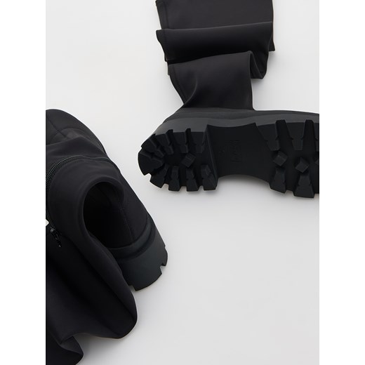 Reserved - Wysokie kozaki - czarny Reserved 38 Reserved