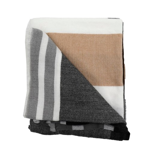 SiL Interiors Koc w kolorze antracytowo-beżowym - 160 x 130 cm Sil Interiors onesize wyprzedaż Limango Polska