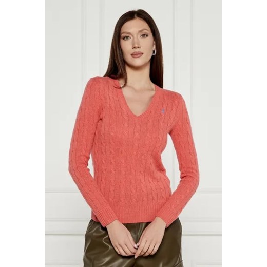 POLO RALPH LAUREN Wełniany sweter KIMBERLY | Regular Fit | z dodatkiem kaszmiru Polo Ralph Lauren XL Gomez Fashion Store