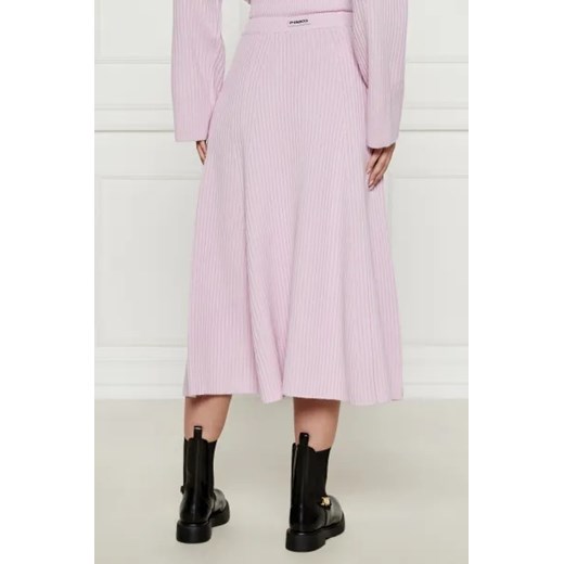 Pinko Wełniana spódnica | z dodatkiem kaszmiru Pinko XS Gomez Fashion Store