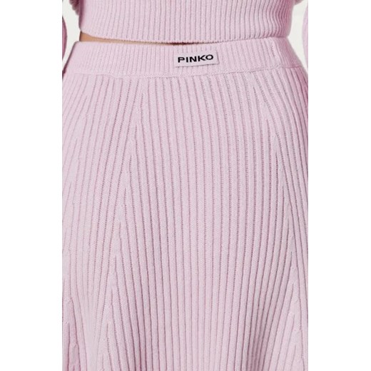 Pinko Wełniana spódnica arabian | z dodatkiem kaszmiru Pinko XS Gomez Fashion Store
