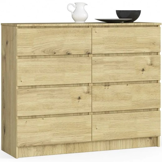 Komoda do salonu dąb artisan Z8-N86 ze sklepu Edinos.pl w kategorii Komody - zdjęcie 175449754