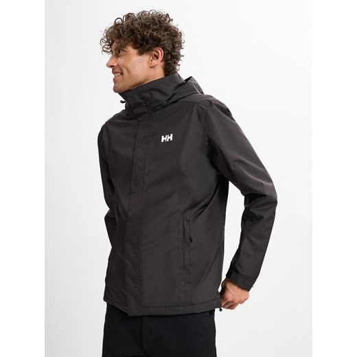 Helly Hansen Męska kurtka funkcjonalna Mężczyźni Sztuczne włókno czarny jednolity ze sklepu vangraaf w kategorii Kurtki męskie - zdjęcie 175451324