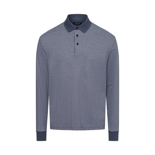 Andrew James Męska koszulka polo Mężczyźni jasnoniebieski w paski ze sklepu vangraaf w kategorii T-shirty męskie - zdjęcie 175452441