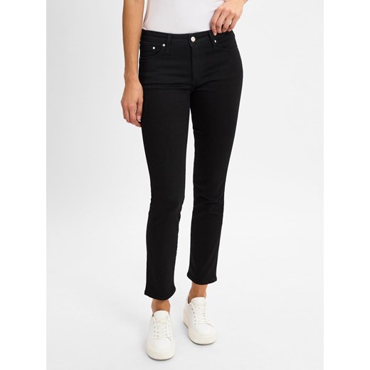 s.Oliver Dżinsy - Betsy Kobiety Bawełna czarny jednolity ze sklepu vangraaf w kategorii Jeansy damskie - zdjęcie 175452464