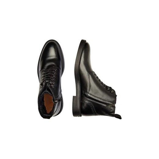 BOSS BLACK Skórzane buty wysokie Calev 46 promocyjna cena Gomez Fashion Store