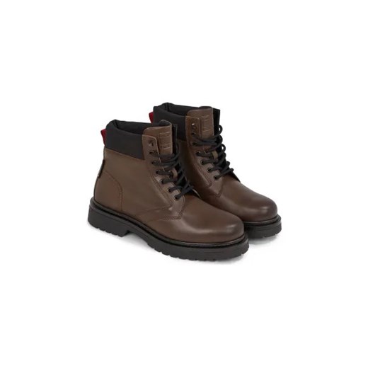 Tommy Jeans Skórzane trapery TJM LACE UP BOOT Tommy Jeans 44 wyprzedaż Gomez Fashion Store