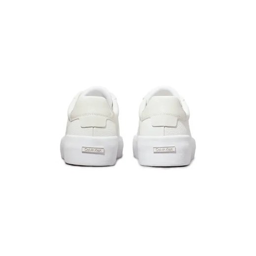 Białe buty sportowe damskie Calvin Klein sneakersy z tworzywa sztucznego